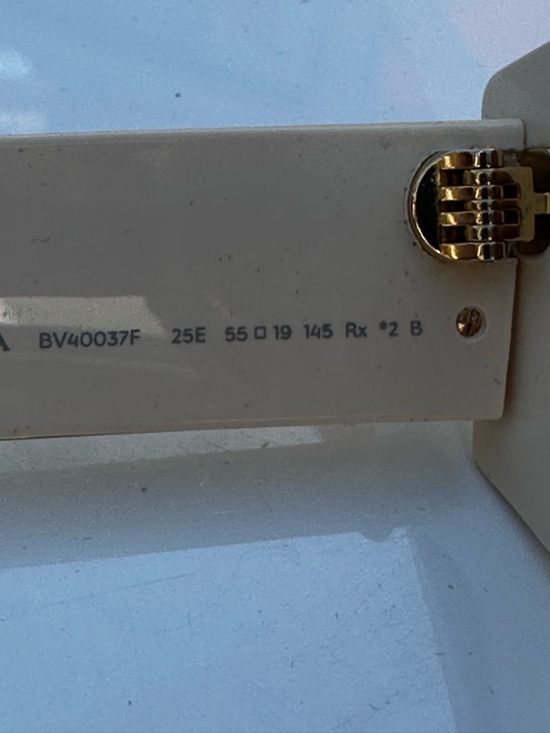 Bvlgari Roma Sunglasses BV40037F Ivory Cream w/ Case & COA Italy - Picture 8 of 11